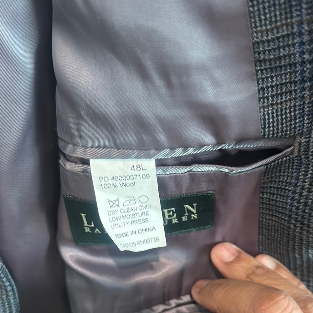 Ralph Lauren Men's Classic Gray Blazer - Picture 6 of 7
